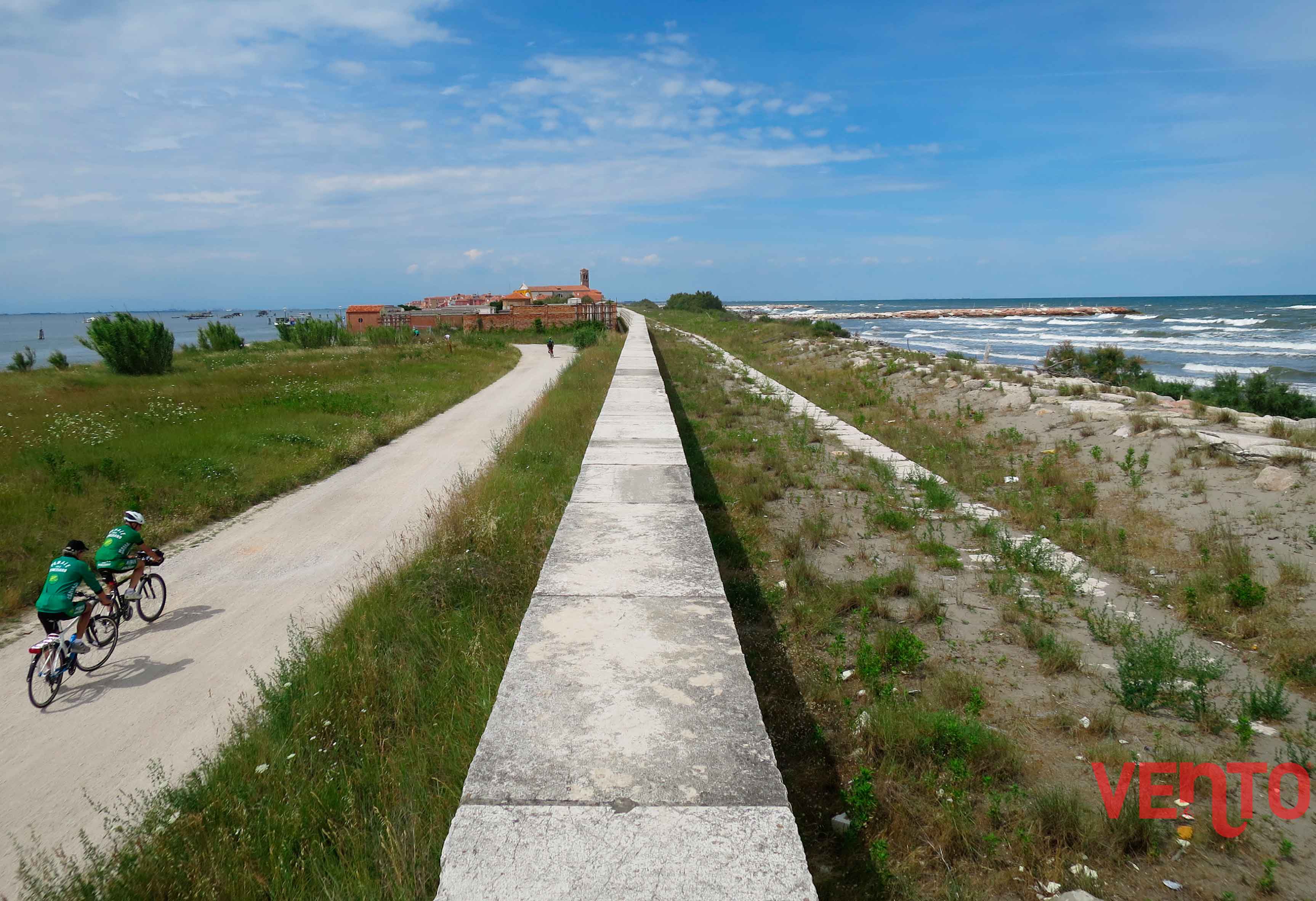 dorsale cicloturistica vento